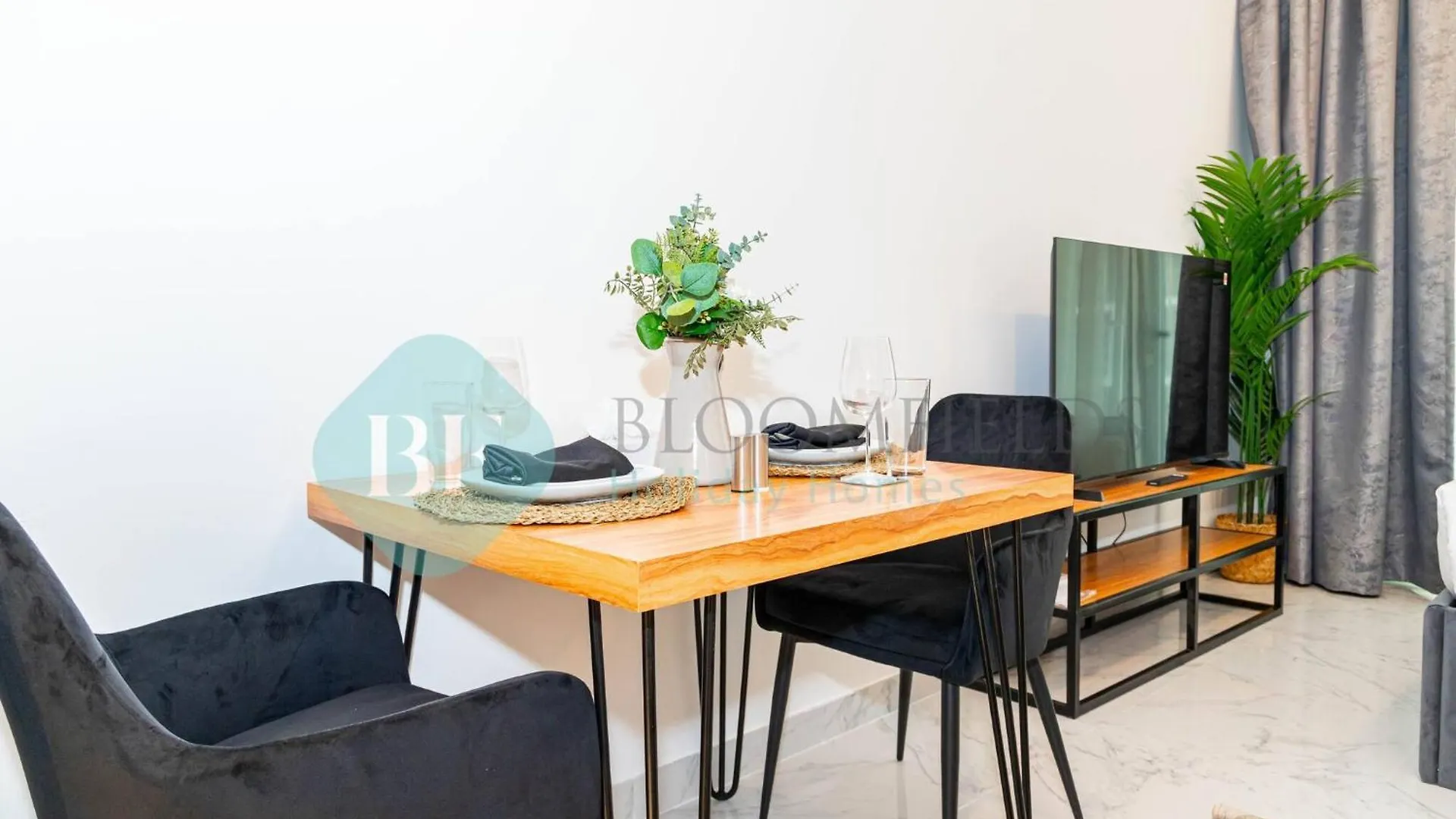 아파트 Bloomfields Stylish Stu In Oasis Masdar City 아부다비